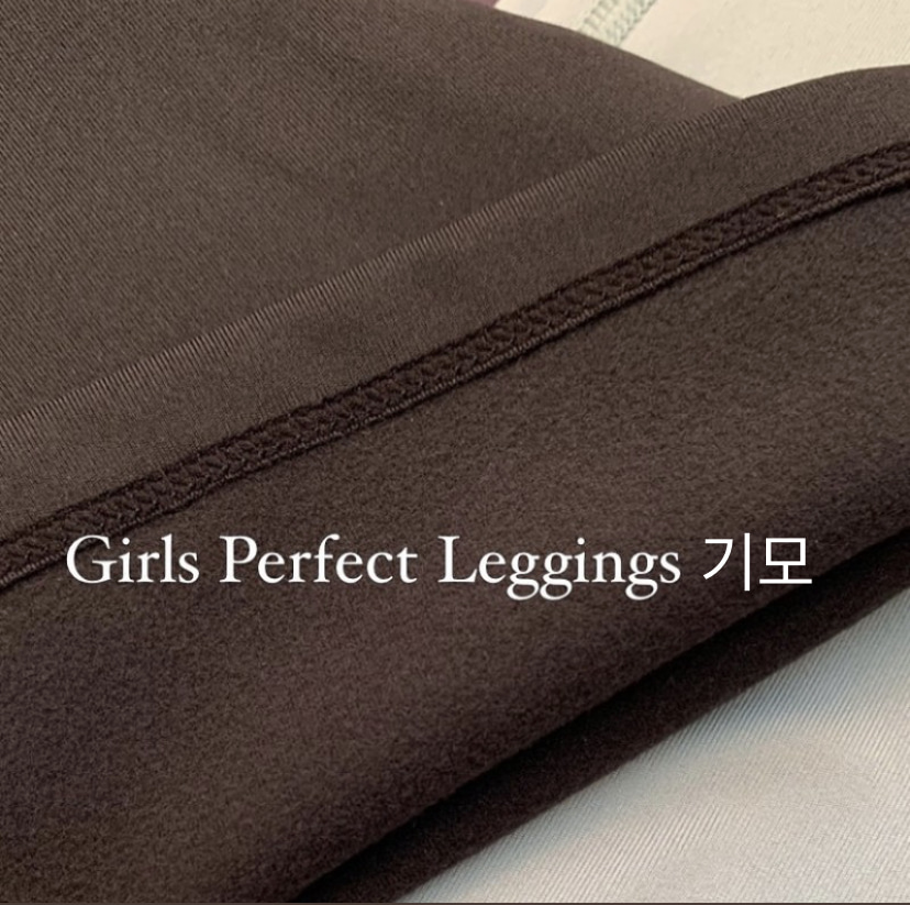 [바로배송] Girls Perfect Leggings [기모,BLACK]