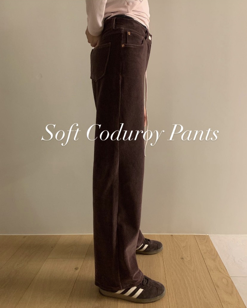 [바로배송] Soft Coduroy Pants [2col]